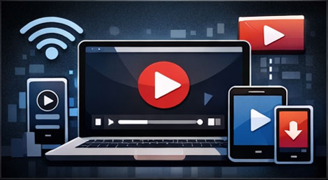 AV streaming 방식으로 Korean AV(한국 AV)를 이용하는 흐름을 안내하는 이미지