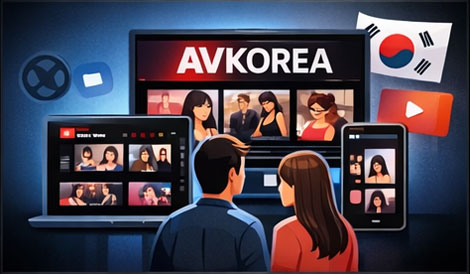 Korean AV(한국 AV) 콘텐츠 플랫폼 AVKOREA 안내 이미지
